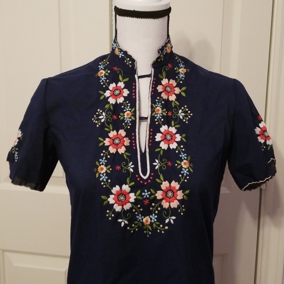 Lily Vintage Chinese Women's Top - Picture 2 of 7